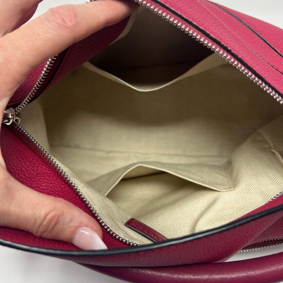 Loewe Small Puzzle Bag Raspberry Pink Leather with Dust Bag **SOLD** - Picture 14 of 17